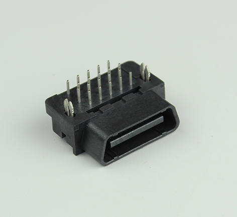 1.27mm 20PIN 公端板對(duì)板彎插連接器
